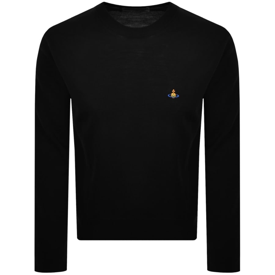 Vivienne Westwood Alex Round Neck Jumper Black | Mainline Menswear us